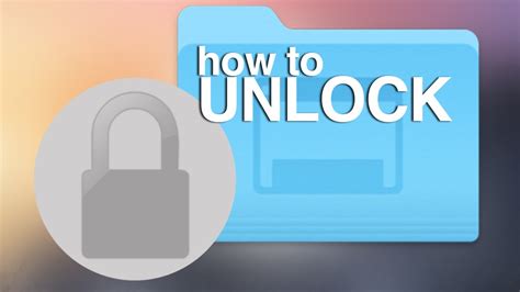 How To Unlock Files On Mac Yosemite Osx Unlock Documents Unlock Zip