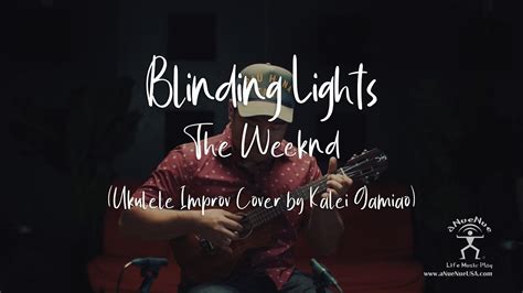 4k Blinding Lights The Weeknd Ukulele Improv Cover By Kalei Gamiao