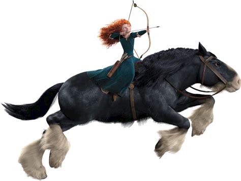 Merida Brave Merida And Angus Transparent Png Original Size Png