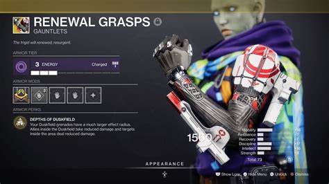 Get These Renewal Grasps Exotic Legend Lost Sector Destiny 2 Witch