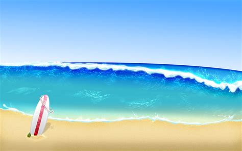 Free Download Download Surf Board On The Beach Wallpaper 1728x1080