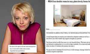 Landlords Offering Free Rent To ‘pretty Women On Craigslist In Return