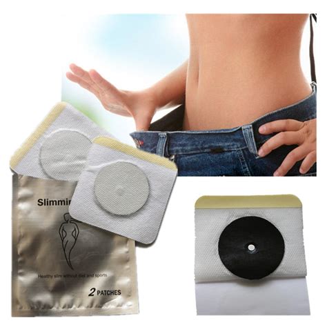 100pcslot Effective Magnetic Slimming Patch Navel Slim Patch Weight