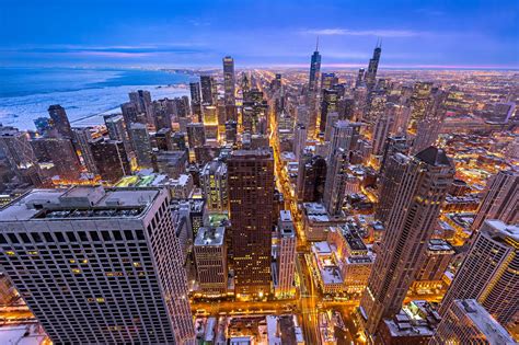 Usa Skyscrapers Houses Chicago City Illinois Cities Wallpapers Hd