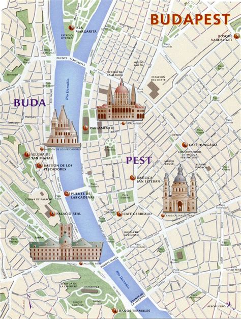 Budapest is unique among maps for its startup. Mapa Budapest | MAPA | Budapest travel, Budapest travel ...