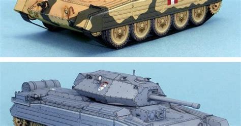 Papermau Ww2`s British Tank Crusader Mkiii Paper Model By Lazy Life