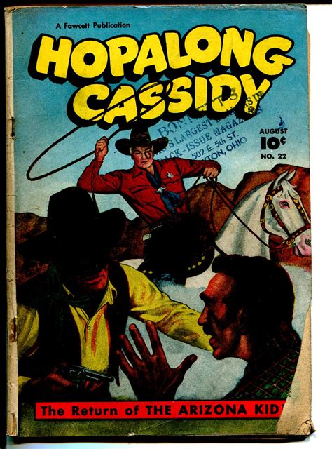 Hopalong Cassidy #22 1948-Fawcett-William S Boyd-Arizona Kid-CC Beck-G ...