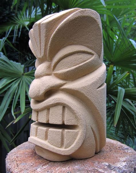 Tiki Mergel Marlstone Tiki Statues Tiki Head Tiki Art