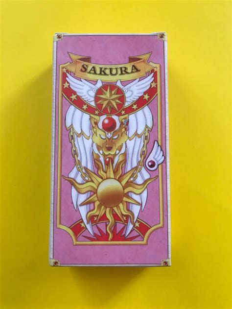Anime Cardcaptor Sakura Pink Divination Tarot Cards Deck 56 Etsy