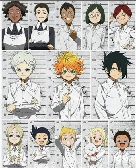 The Promised Neverland Anime Characters Designs Revealed Anime Avenue