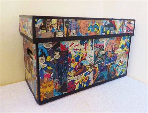 Custom Comic Book Storage Box By Knowheredesign On Etsy Comic Book