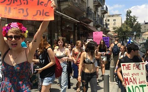 Slutwalkers Take To The Streets Of Jerusalem The Times Of Israel