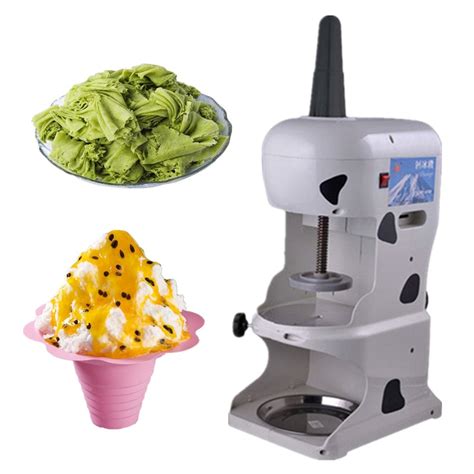 Automatic Electric Shaved Ice Cream Machine Snow Ice Shaver