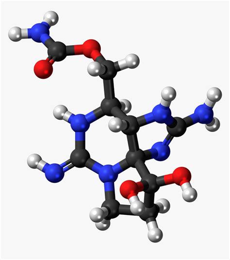 Saxitoxin 3d Balls Radon Molecule Hd Png Download Kindpng