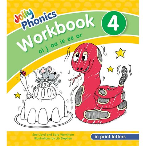 Jolly Phonics Workbooks Set Of 1 7 Jolly Phonics Workbook 4 In