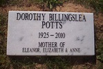 Dorothy Harris “Dot” Billingslea Potts (1925-2010) - Find a Grave Memorial