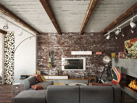 Exposed Brick Wall Interior Design Ideas