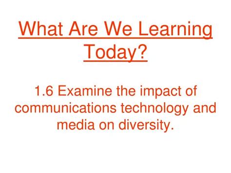 Ppt What Are We Learning Today Powerpoint Presentation Free