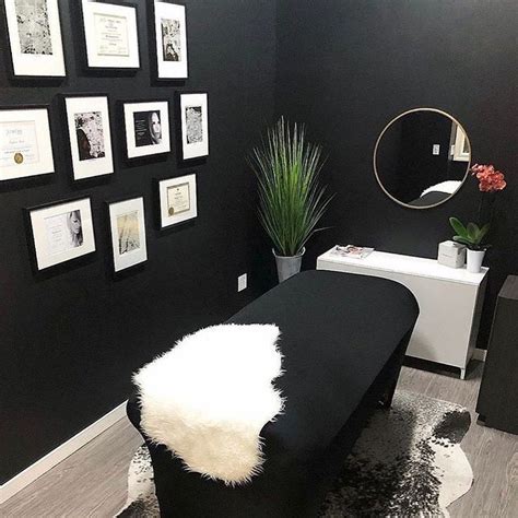 Lash Room Decorations On Instagram If Youre Going For The Sleek And Clean Spa Room Decor