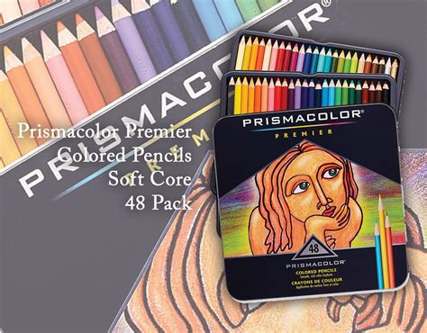 Crafts Prismacolor Premier Colored Pencils Soft Core Count Color Set 48