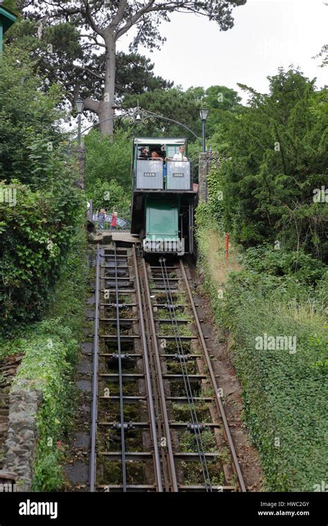 Lynmouth To Lynton Hydro Water Powered Cliff Funicular Railway North Devon Uk Stock Photo Alamy