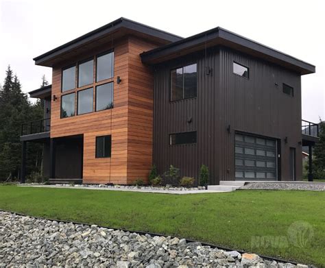 Nova Batu Hardwood Siding Modern Ski Resort Alaska Wood And Metal