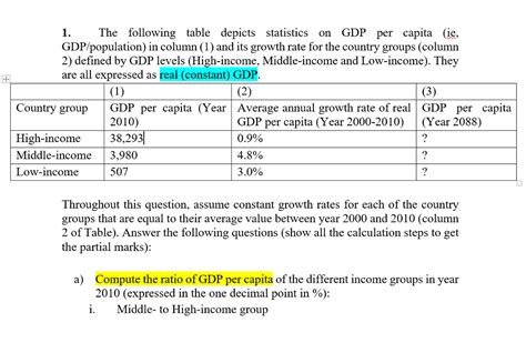 How To Calculate Average Growth Rate Of Gdp Per Capita Haiper