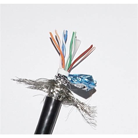 External Waterproof Shielded Braided Heavy Duty Cat5e Cable With