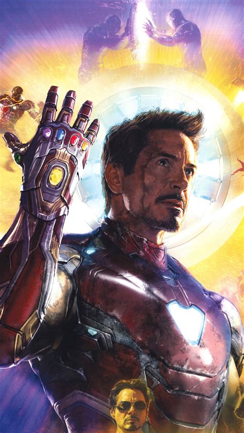 Iron Man Infinity Stones Tony Stark Avengers 4k Hd Phone Wallpaper