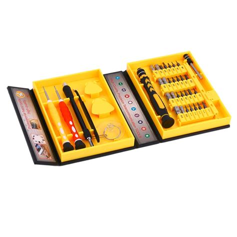 Diy mobile repair offers torx t6 screwdriver at $5.88. 38Pcs/set Mobile Repair Tools S2 Alloy Multifunction DIY Screwdriver Set for Precision ...
