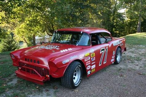 1955 Chevy Street Legal Race Car Signed By Dave Marcis Dirt Track
