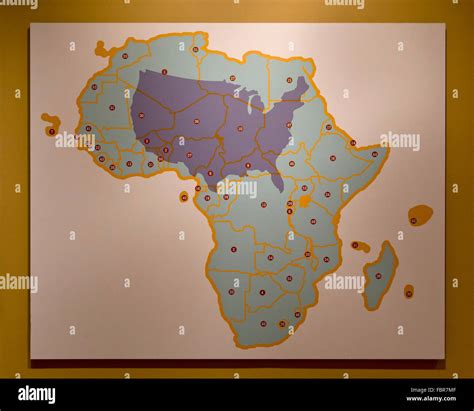 Africa True Size Map