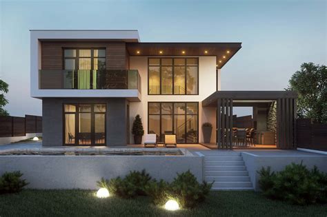 Modern Flat Roof Home Designs Modern Design Gambrick