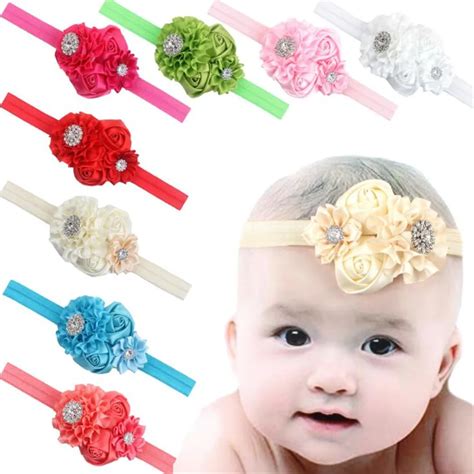 Mhssun 5pcs Fashion Flower Headbands Kids Girls Hairbands Headwear