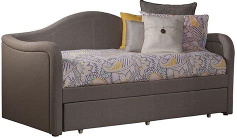 Hillsdale Furniture Porter Dove Gray Linen Twin Daybed Trundle 1870