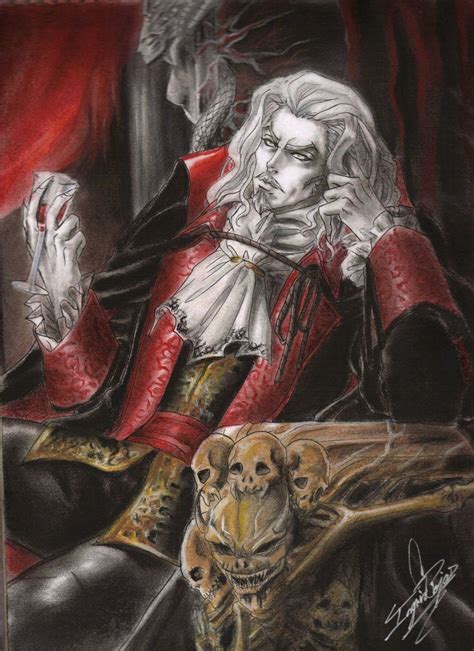Dracula From Castlevania Symphony Of The Night Dracula Vampire