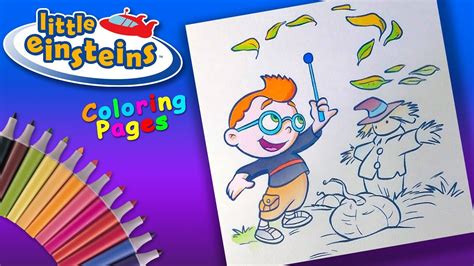 How To Draw Little Einsteins Coloring Book For Kids Learning Coloring