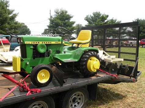 John Deere 140h3 With Center Blade And Brinly Disc Jd Fanatics The