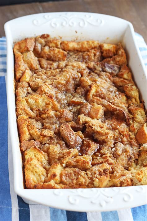 Easy Baked French Toast Casserole Gather For Bread