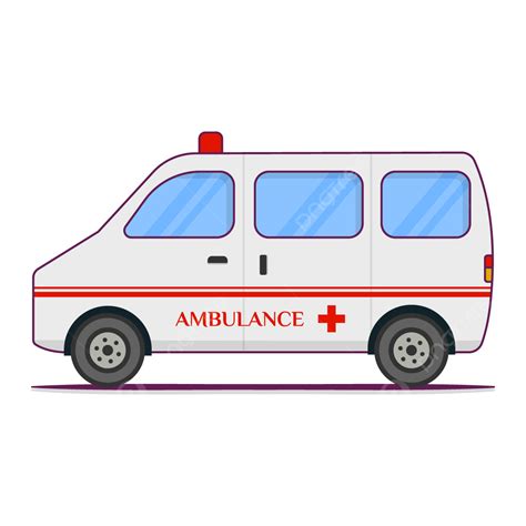 Emergency Ambulance Clipart Png Images Ambulance Emergency Car Vector