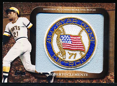 Having a green card (officially known as a permanent resident card (pdf, 6.77 mb) allows you to live and work permanently in the united states. Lot Detail - 2009 Topps Baseball- "Legends Commemorative Patch"- #LPR-32 Roberto Clemente, Pirates