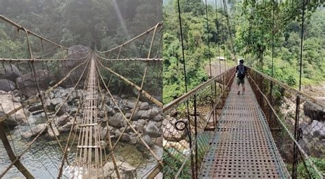 Trek To Double Decker Root Bridge In Cherrapunjee Trip To Meghalaya