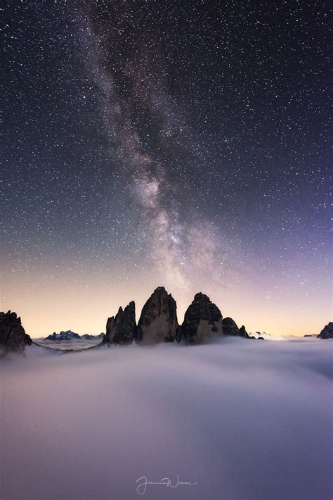 Tre Cime Di Lavaredo Dolomites Italy By Dbelephant Landscape