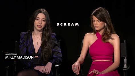 Mikey Madison And Sonia Ammar Interview Scream 2022 Part 2 Youtube
