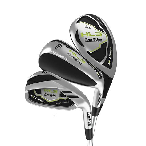 Tour Edge Hot Launch 3 Ladies Triple Combo Irons Set Graphite