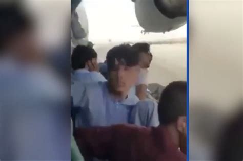 Man Films Himself Clinging To Us Plane As It Leaves Afghanistan