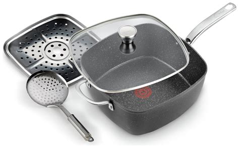 Tefal Titanium Excel All In One Square Pan And Glass Lid Reviews