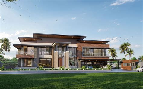 Desain rumah minimalis 2 lantai sederhana. Desain Rumah Modern 2 Lantai Bapak Abarham di Palembang ...