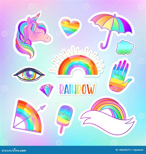 Rainbow Sticker Collection Stickers Craft Supplies And Tools Jan