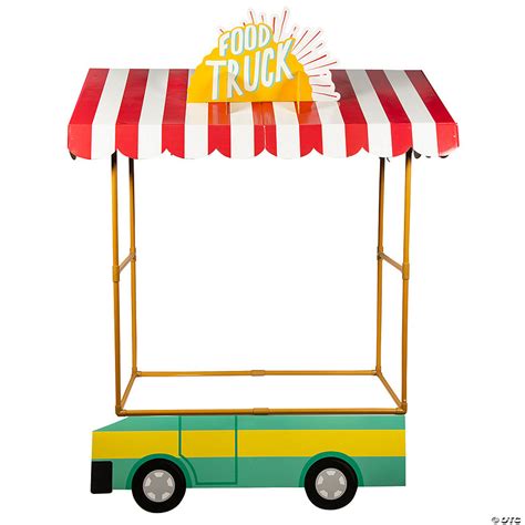 Food Truck Tabletop Hut With Frame 6 Pc Oriental Trading